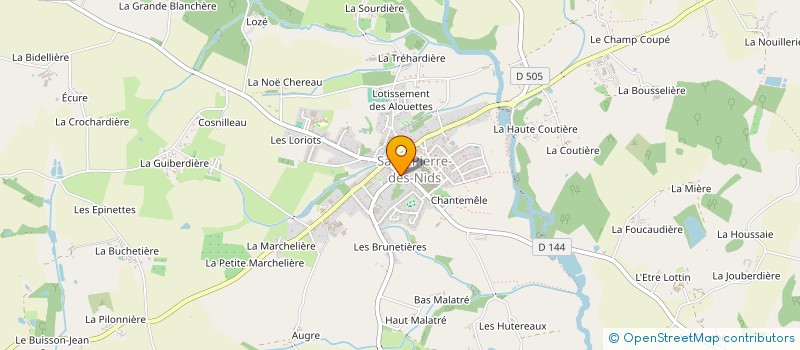 localisation de l'entreprise ARTISAN TURMEL à SAINT-PIERRE-DES-NIDS