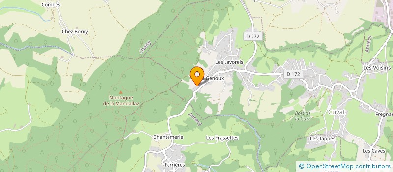 localisation de l'entreprise ARTISAN VERTICAL  CUVAT