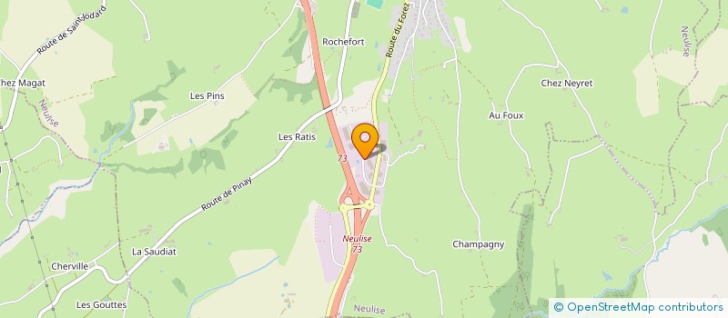 localisation de l'entreprise ARTISANALE DES FORETS  NEULISE