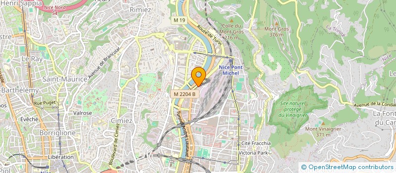 localisation de l'entreprise ARTISANALE THERMIQUE ET ELECTRIQUE à NICE
