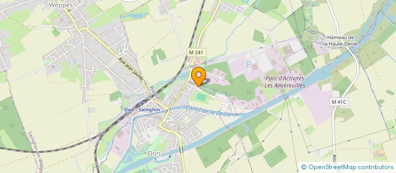 localisation de l'entreprise ARTISANAT BATIMENT CONCEPTION à DON