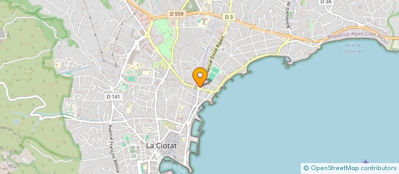 localisation de l'entreprise ARTISANAT COMPLET DU BATIMENT A.C.B. à LA CIOTAT