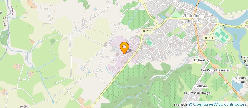 localisation de l'entreprise ARTISANAT CONCEPT  CHALONNES-SUR-LOIRE