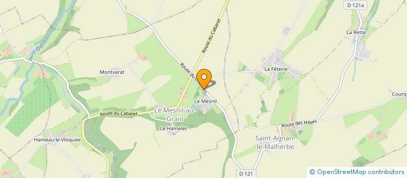 localisation de l'entreprise ARTISANAT DEPERIERS  LES MONTS D'AUNAY