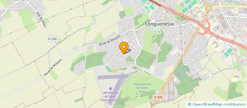 localisation de l'entreprise ARTISANAT EQUITABLE  LONGUENESSE