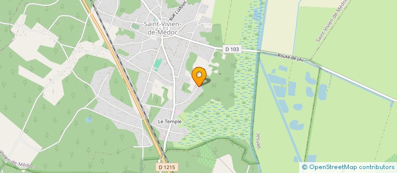 localisation de l'entreprise ARTISANAT ET SYNERGIE  SAINT-VIVIEN-DE-MEDOC
