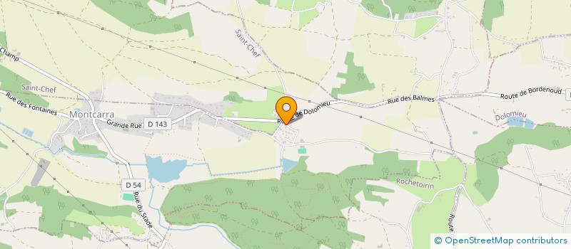 localisation de l'entreprise ARTISANAT & PERSPECTIVES  MONTCARRA