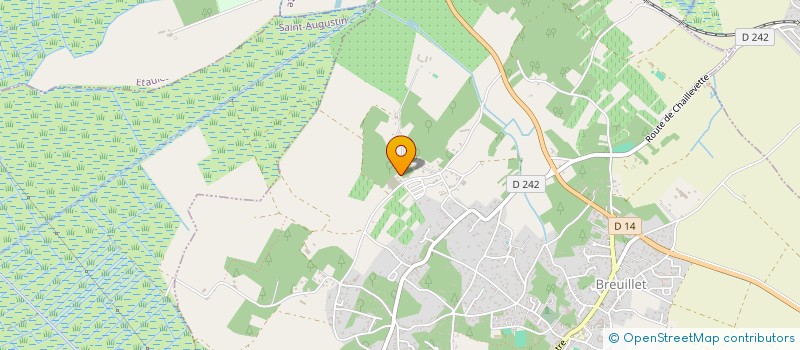 localisation de l'entreprise ARTISANAT SERVICES  BREUILLET