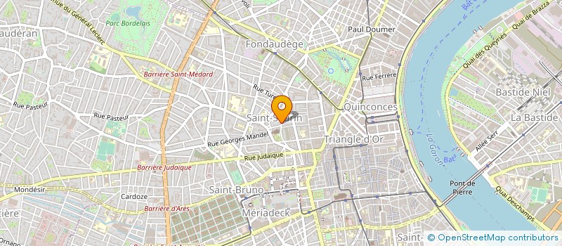 localisation de l'entreprise ARTISANAT VINCENT à BORDEAUX