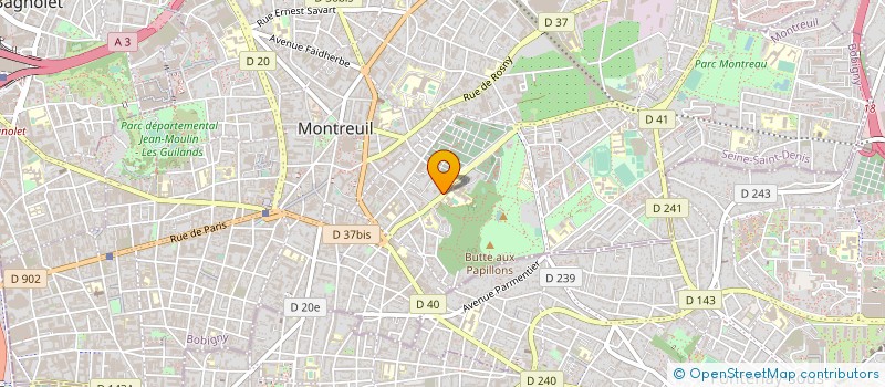 localisation de l'entreprise ARTISANATS AND CRAFTS à MONTREUIL