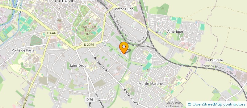 localisation de l'entreprise ARTISANE DU WEB  CAMBRAI