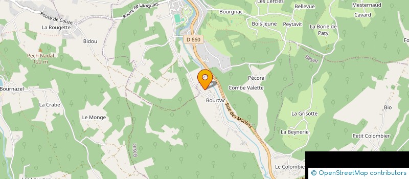 localisation de l'entreprise ARTISANE SI-VIE PEINTURE & DECORATION  BAYAC