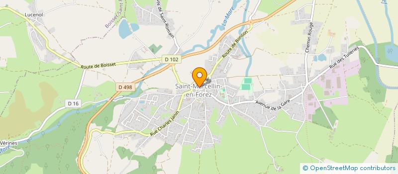 localisation de l'entreprise ARTISANER  SAINT-MARCELLIN-EN-FOREZ