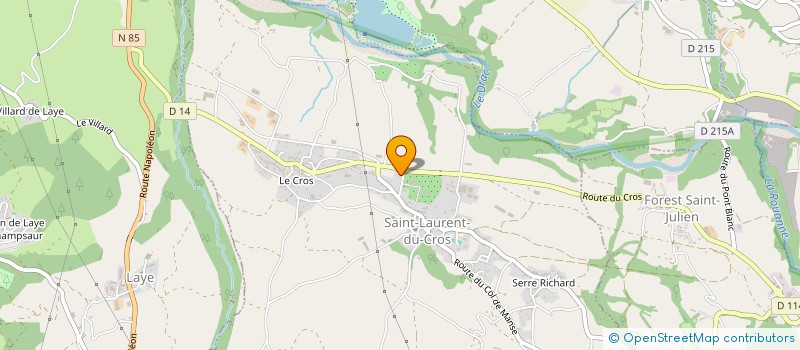 localisation de l'entreprise ARTISANIA 05  SAINT-LAURENT-DU-CROS