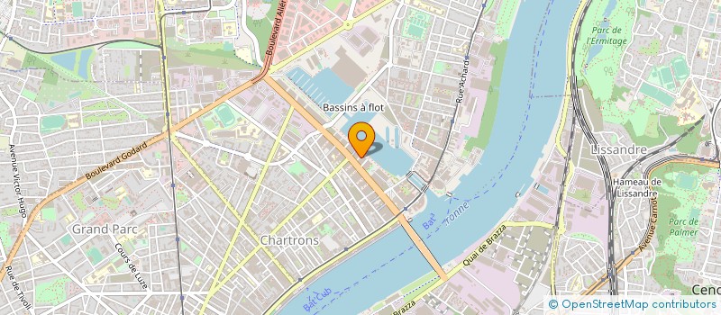 localisation de l'entreprise ARTISANIS à BORDEAUX
