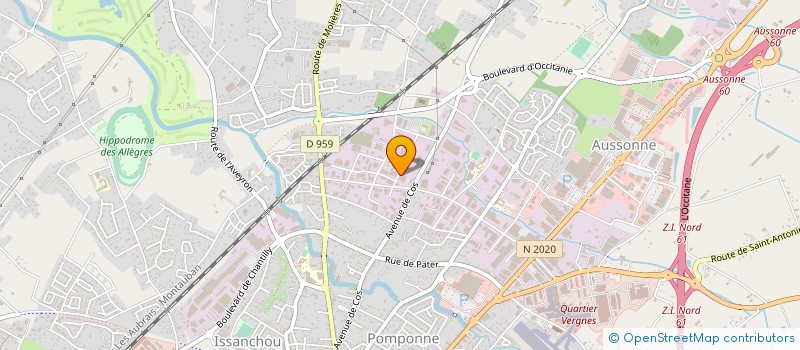 localisation de l'entreprise ARTISANS ASSOCIES à MONTAUBAN