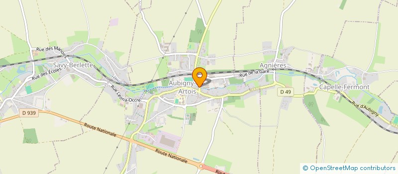 localisation de l'entreprise ARTISANS ASSOCIES DE L'ARTOIS à AUBIGNY-EN-ARTOIS