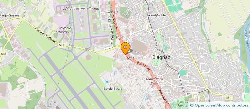 localisation de l'entreprise ARTISANS AUTOMATISMES PORTAILS FERMETURES à BLAGNAC