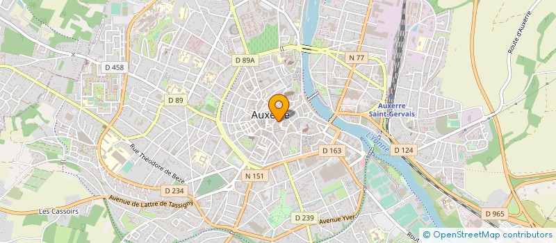 localisation de l'entreprise ARTISANS BATISSEURS à AUXERRE