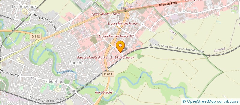 localisation de l'entreprise ARTISANS BATISSEURS CREATEURS BATIMENT à NIORT