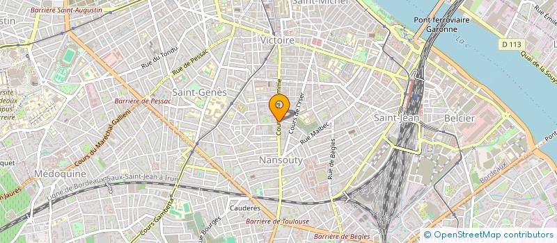 localisation de l'entreprise ARTISANS BORDELAIS à BORDEAUX