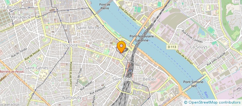 localisation de l'entreprise ARTISANS CARRELEURS ASSOCIES à BORDEAUX