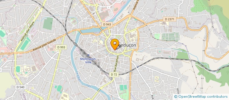 localisation de l'entreprise ARTISANS CHAUFFAGISTES DES ENERGIES à MONTLUCON