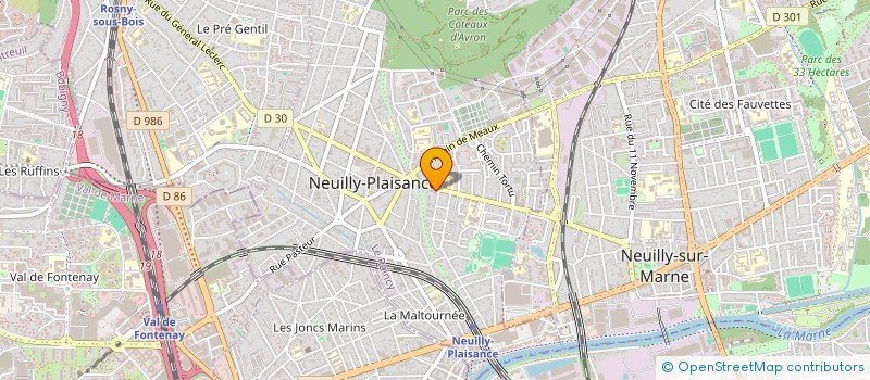localisation de l'entreprise ARTISANS COMPAGNONS à NEUILLY-PLAISANCE