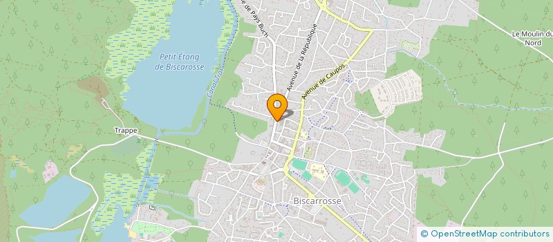 localisation de l'entreprise ARTISANS CONSTRUCTEURS DU BORN  BISCARROSSE