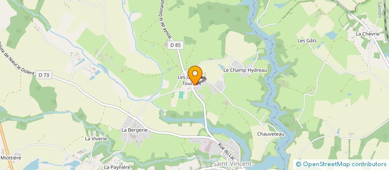 localisation de l'entreprise ARTISANS CONSTRUCTEURS REUNIS VENDEENS  SAINT-VINCENT-SUR-GRAON