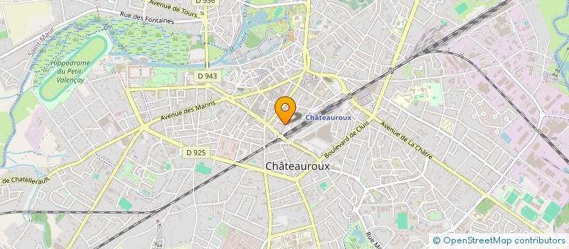 localisation de l'entreprise ARTISANS D'ART DU BERRY à CHATEAUROUX