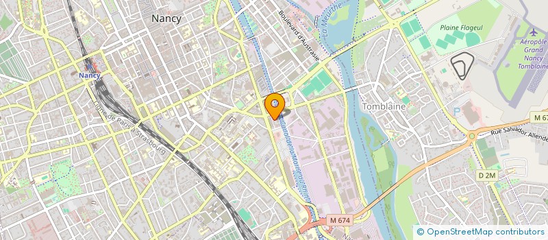 localisation de l'entreprise ARTISANS D'ART DU GRAND EST  NANCY