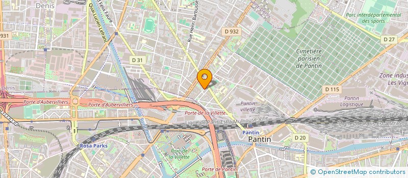 localisation de l'entreprise ARTISANS D INTERIEUR  PANTIN