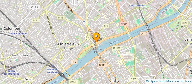 localisation de l'entreprise ARTISANS DA SILVA ASNIERES à ASNIERES-SUR-SEINE