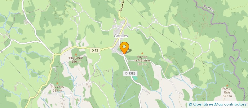 localisation de l'entreprise ARTISANS DE LA MARONNE  GOULLES