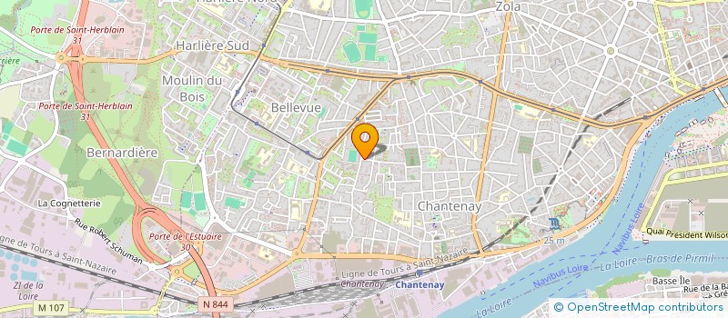 localisation de l'entreprise ARTISANS DU BATIMENT A VOTRE SERVICE à NANTES