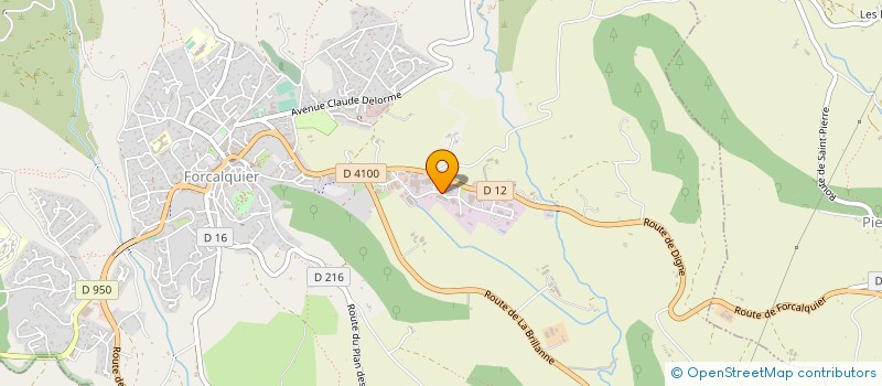localisation de l'entreprise ARTISANS DU BOIS à FORCALQUIER