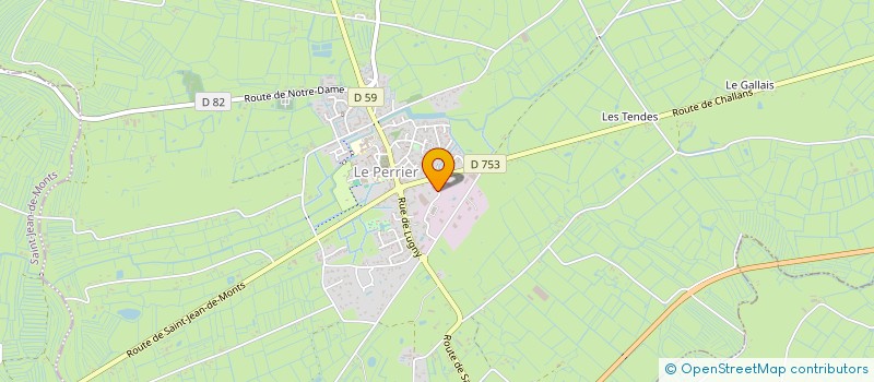 localisation de l'entreprise ARTISANS DU BOIS CONSTRUCTIONS ET LOISIRS  LE PERRIER