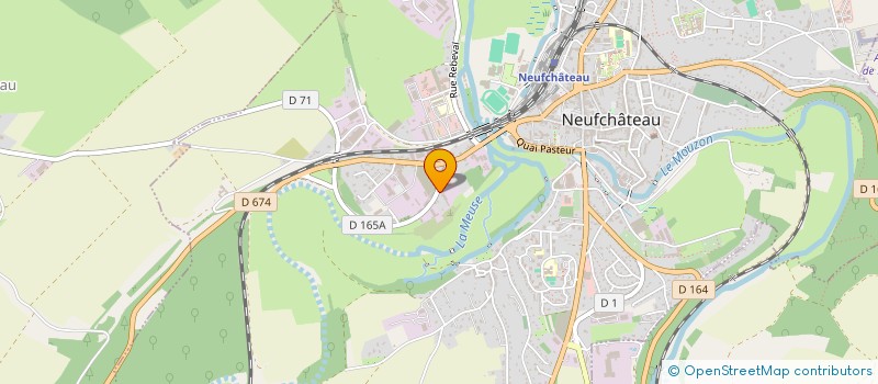 localisation de l'entreprise ARTISANS DU MONDE à NEUFCHATEAU