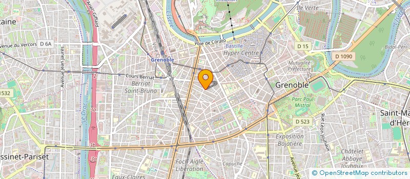localisation de l'entreprise ARTISANS DU MONDE  GRENOBLE