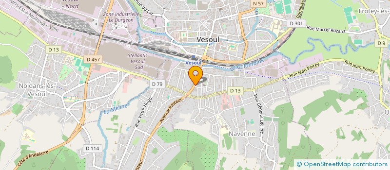 localisation de l'entreprise ARTISANS DU MONDE à VESOUL