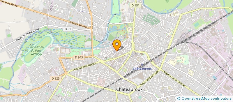 localisation de l'entreprise ARTISANS DU MONDE CHATEAUROUX à CHATEAUROUX