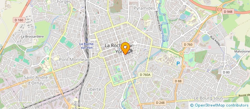 localisation de l'entreprise ARTISANS DU MONDE LA ROCHE SUR YON- 85 à LA ROCHE-SUR-YON