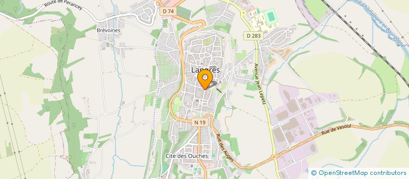 localisation de l'entreprise ARTISANS DU MONDE-LANGRES  LANGRES