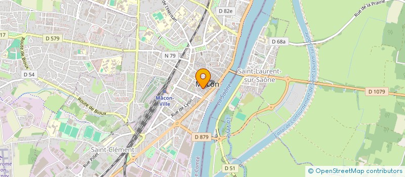 localisation de l'entreprise ARTISANS DU MONDE MACON à MACON