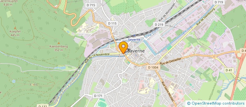 localisation de l'entreprise ARTISANS DU MONDE SAVERNE  SAVERNE