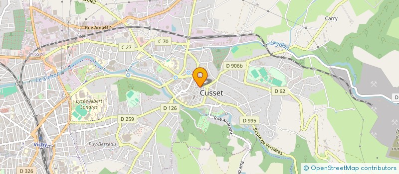localisation de l'entreprise ARTISANS DU MONDE VICHY à CUSSET