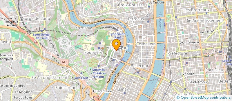 localisation de l'entreprise ARTISANS DU MONDE VIEUX LYON à LYON