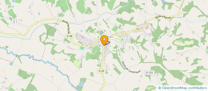 localisation de l'entreprise ARTISANS DU MOYEN AGE  AIGNAN