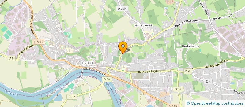 localisation de l'entreprise ARTISANS DU RHONE à TREVOUX